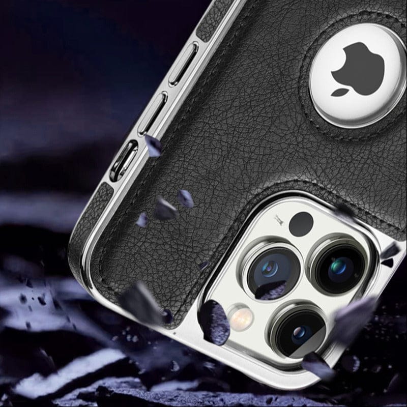 (Buy 1 Get 1 Free) Exclusive Leather Bracket Holder iPhone Case