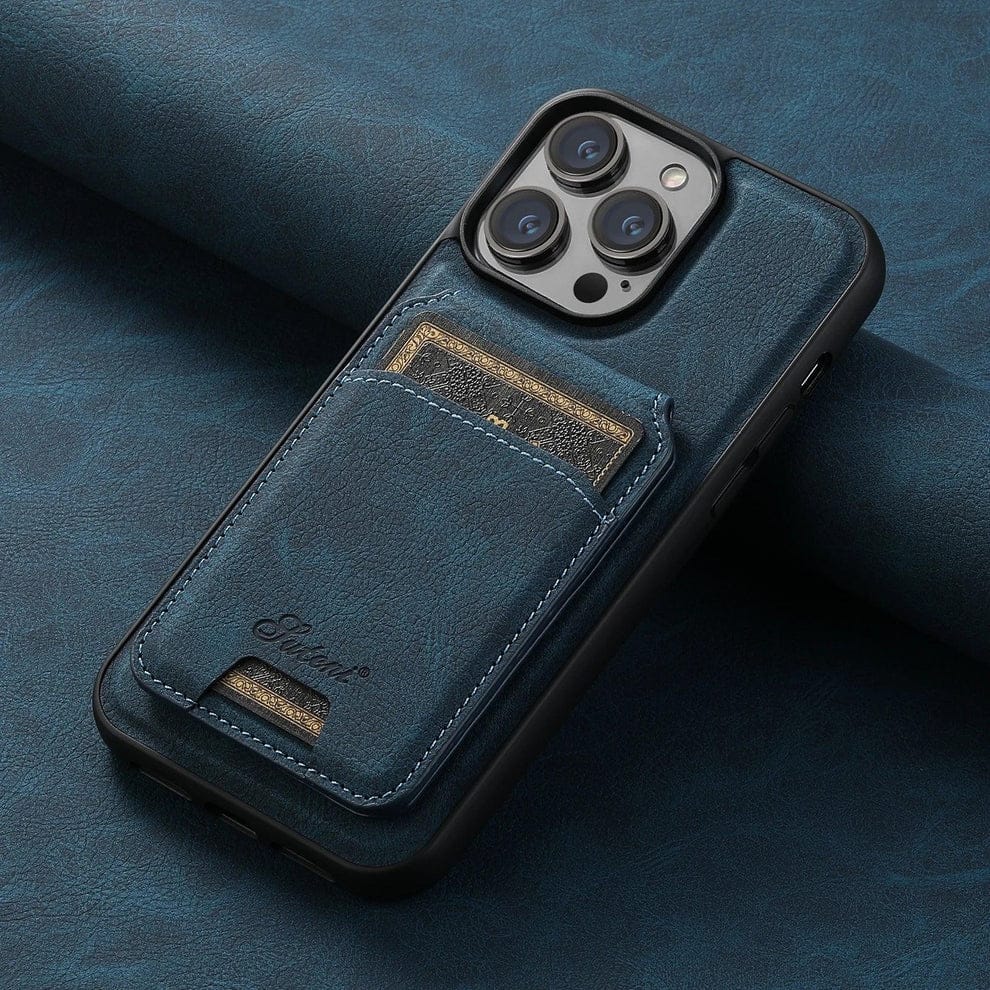 (Buy 1 Get 1 Free) Premium Leather Magsafe Wallet Case for iPhone