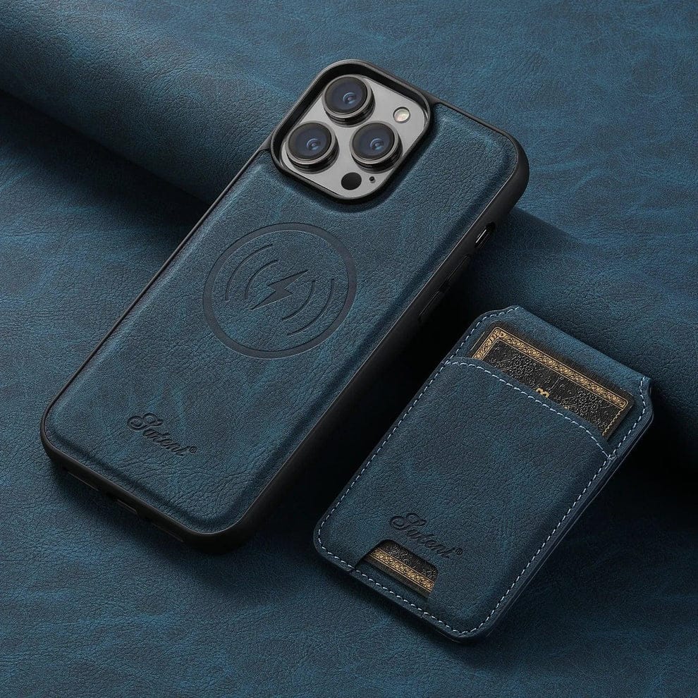 (Buy 1 Get 1 Free) Premium Leather Magsafe Wallet Case for iPhone