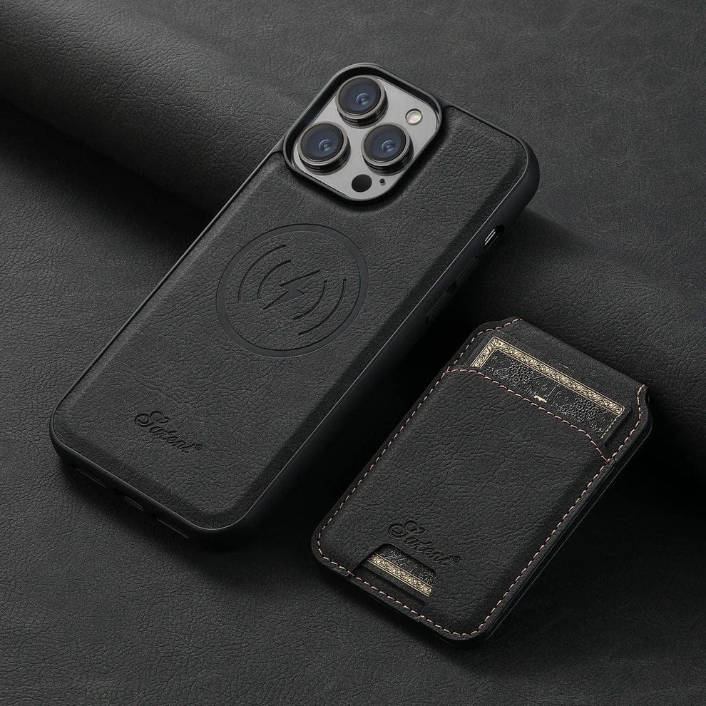 (Buy 1 Get 1 Free) Premium Leather Magsafe Wallet Case for iPhone