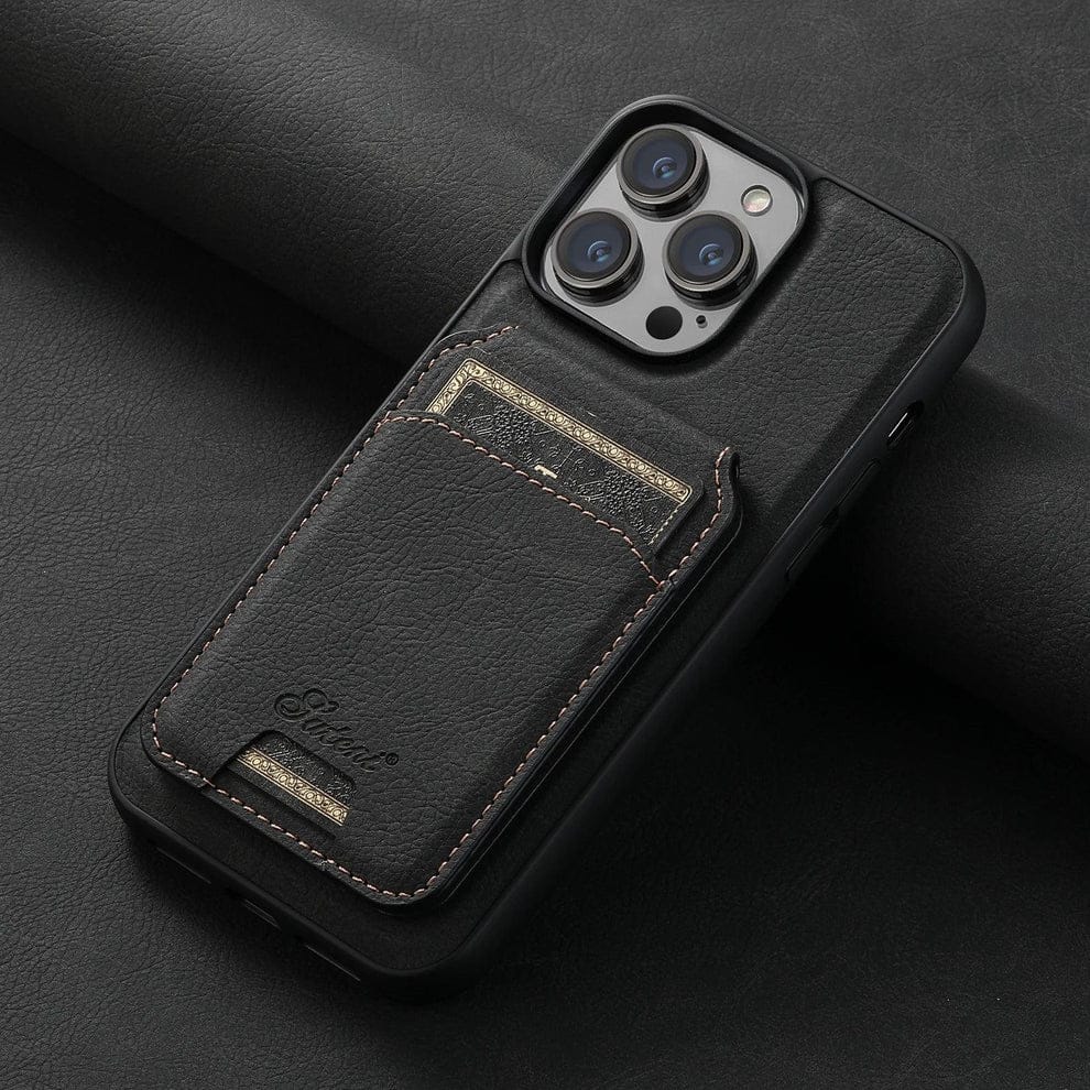 (Buy 1 Get 1 Free) Premium Leather Magsafe Wallet Case for iPhone