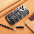 (Buy 1 Get 1 Free) Premium Leather Case with Card Holder & Magnet For iPhone