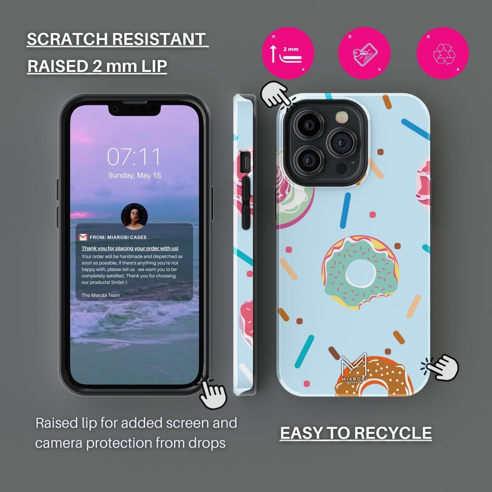 (Buy 1 Get 1 Free) Blueberry Sprinkle Phone Case For iPhone
