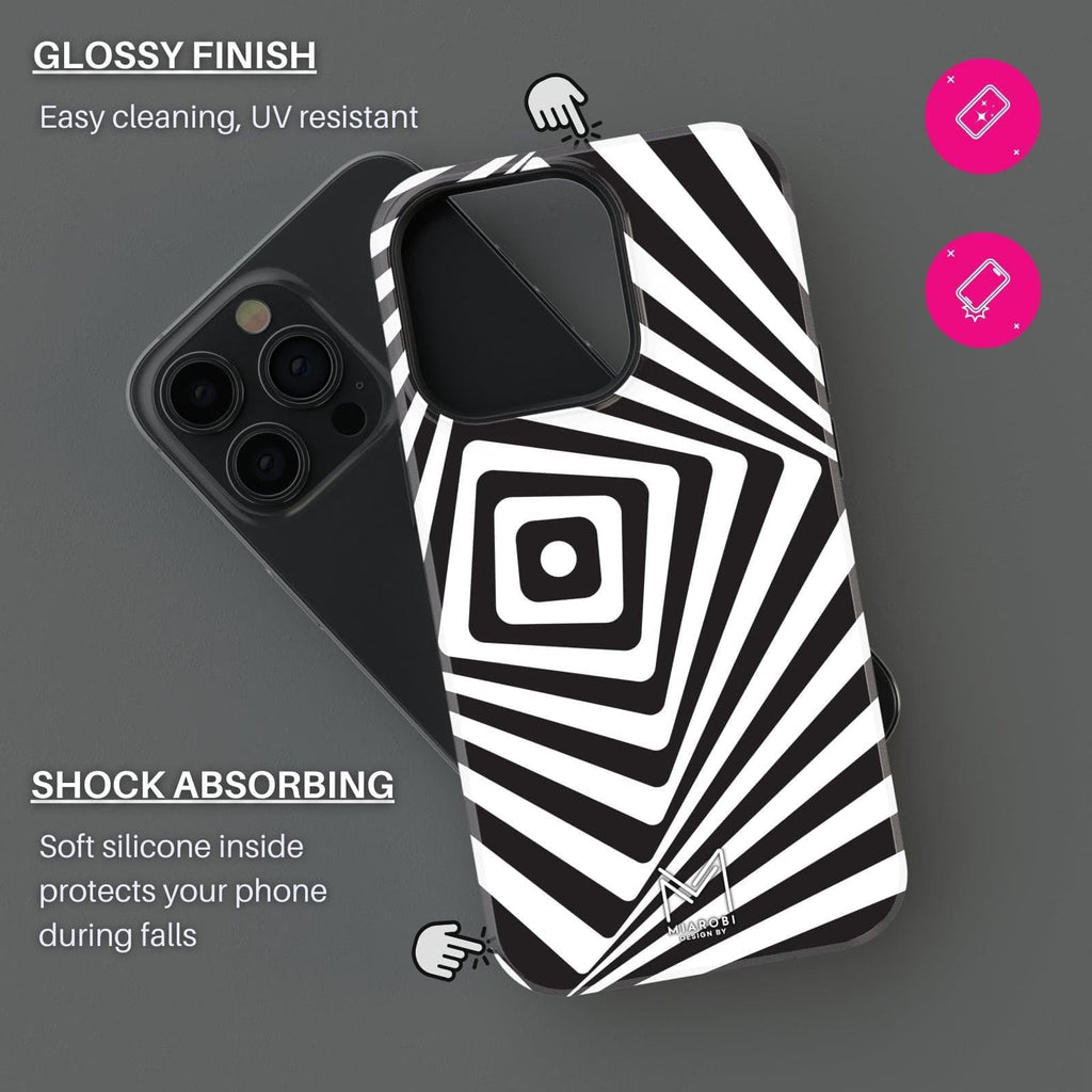 (Buy 1 Get 1 Free) Black & White Harmony Case For iPhone