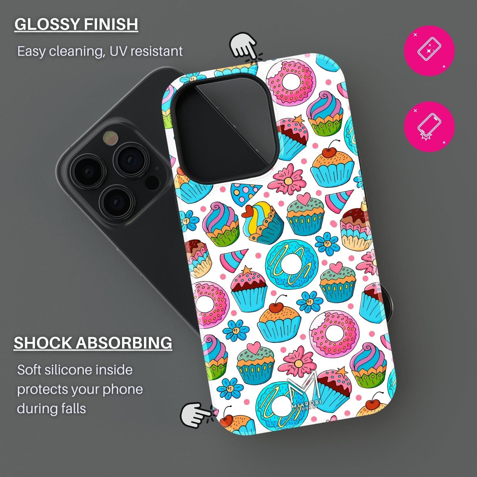 (Buy 1 Get 1 Free) Birthday Cake Blast Phone Case For iPhone