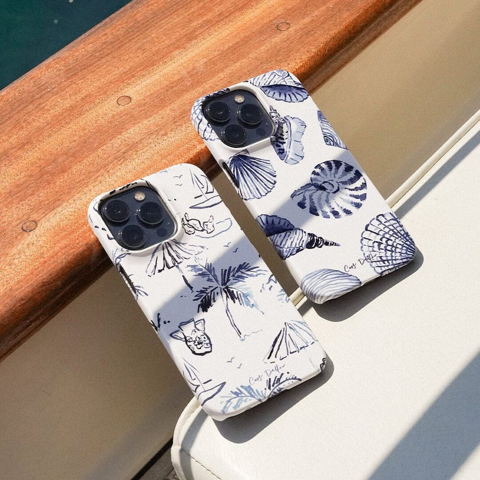 (Buy 1 Get 1 Free) Blue Shells Case For iPhone