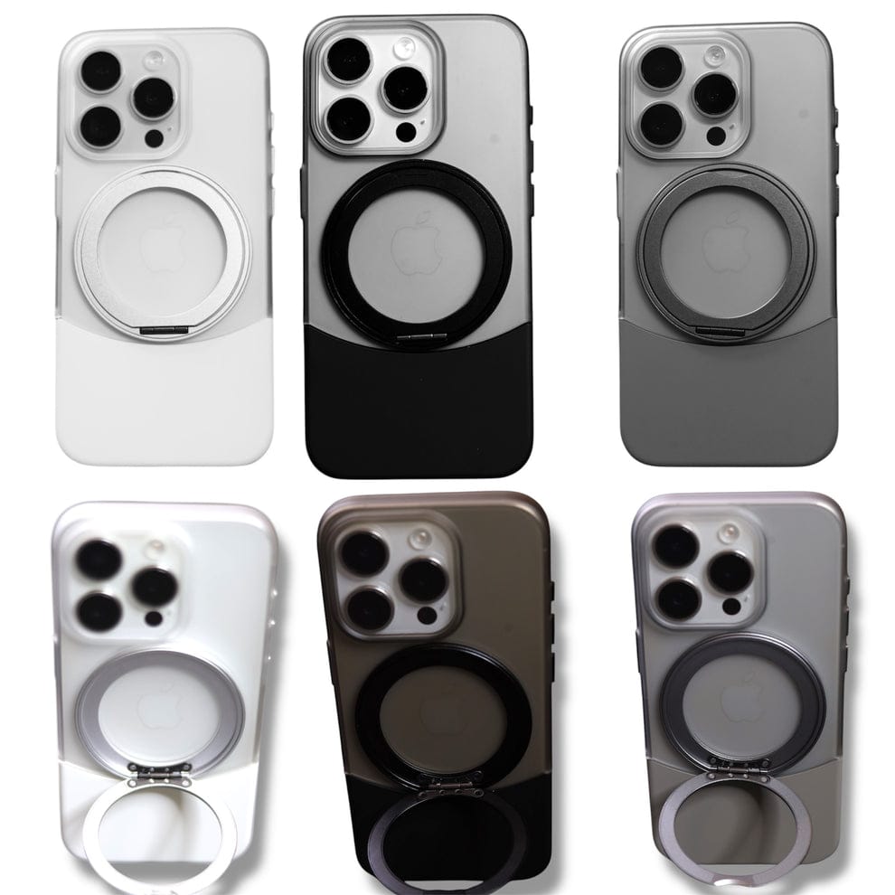(Buy 1 Get 1 Free) Dual Tone Detachable Metallic Magsafe Cover For iPhone