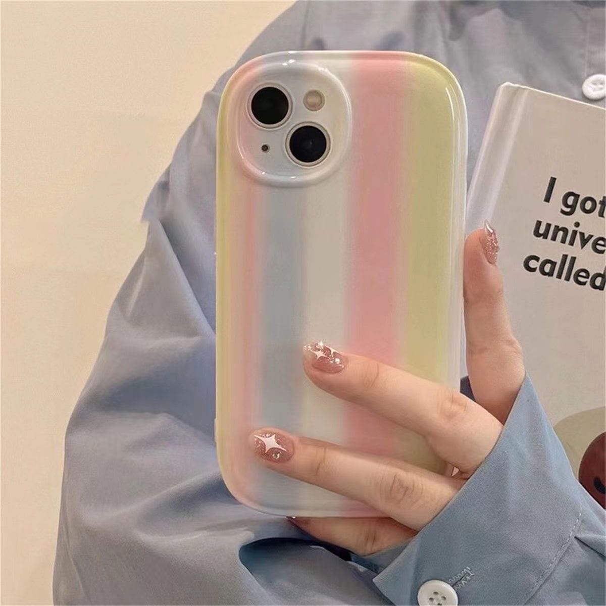 Combo Pack of 4 Rainbow Trendy Cases