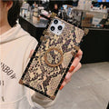 (Buy 1 Get 1 Free) Animal Texture Case with Ring