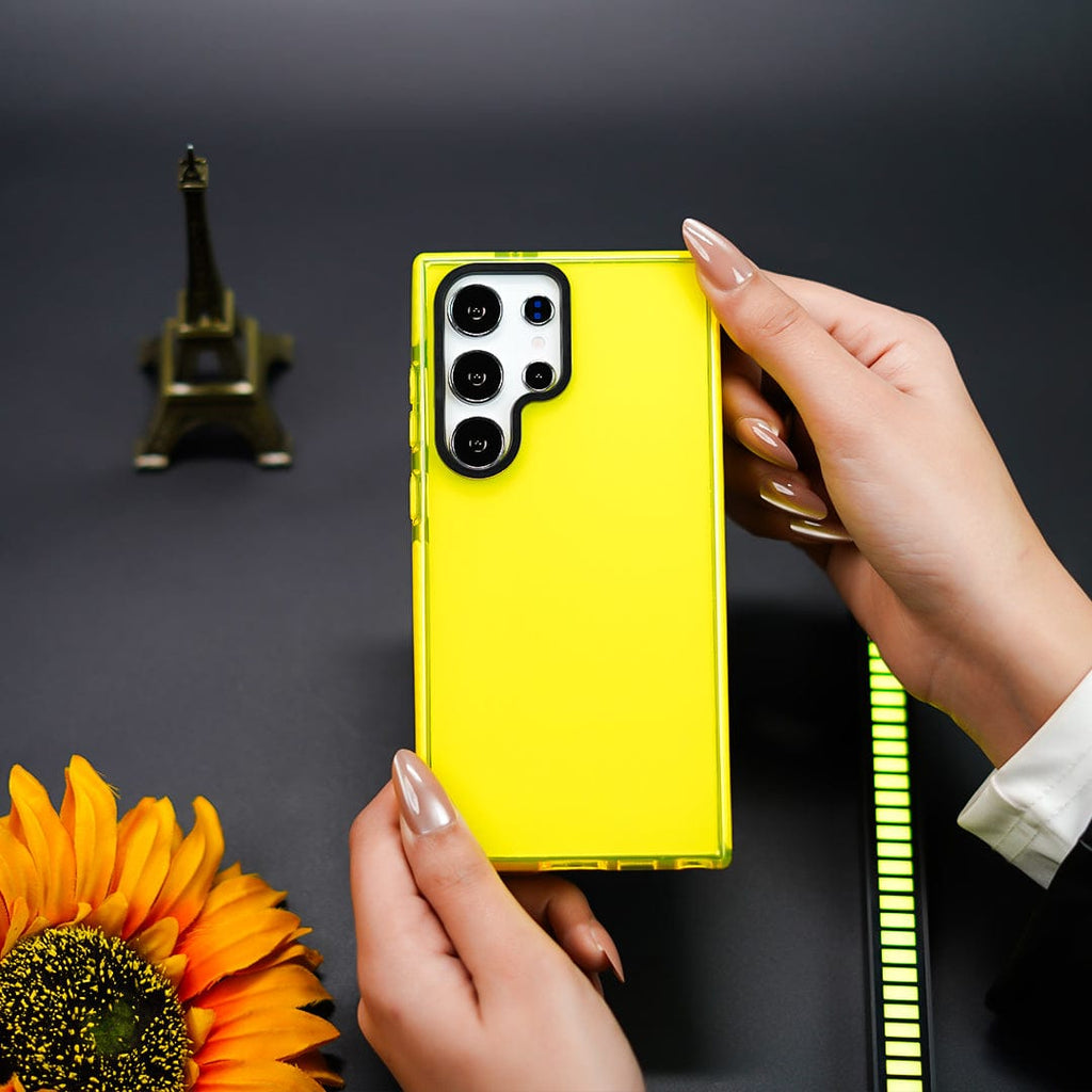 (Buy 1 Get 1 Free) Bold Fluorescent Pop Color Soft Case - Samsung