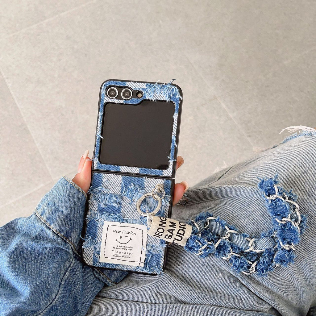 (Buy 1 Get 1 Free) Denim Samsung Flip Case