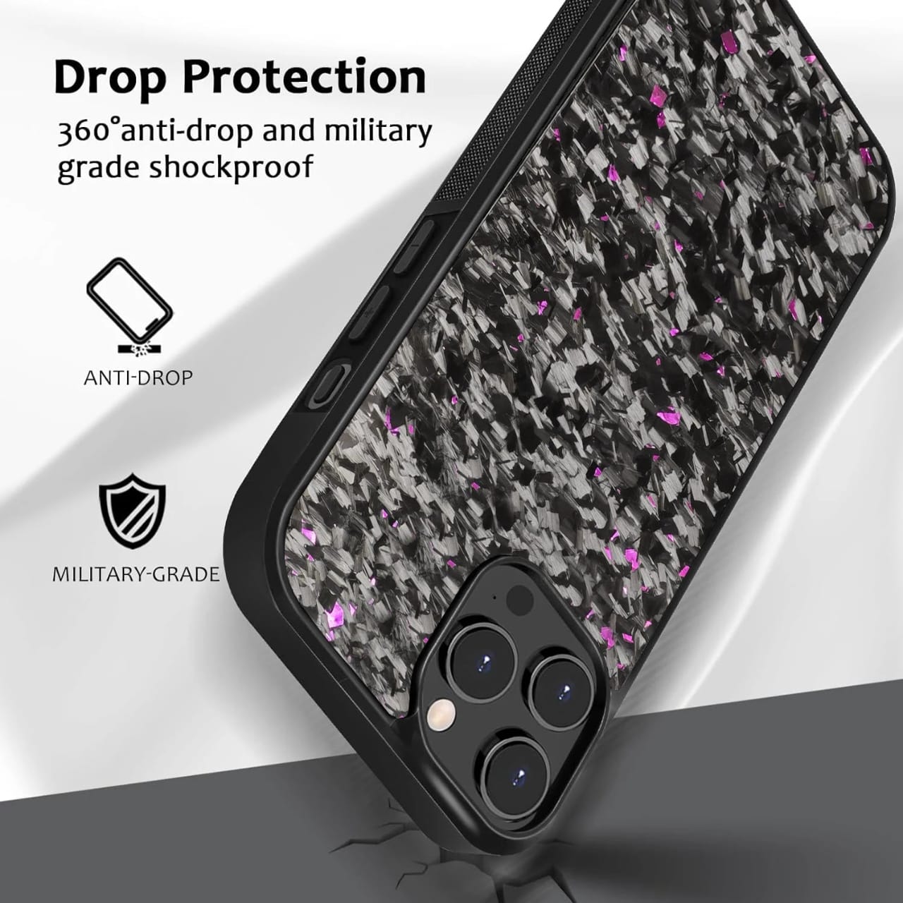 Metal And Clear Anti Yellow Combo Pack of 3 For iPhone