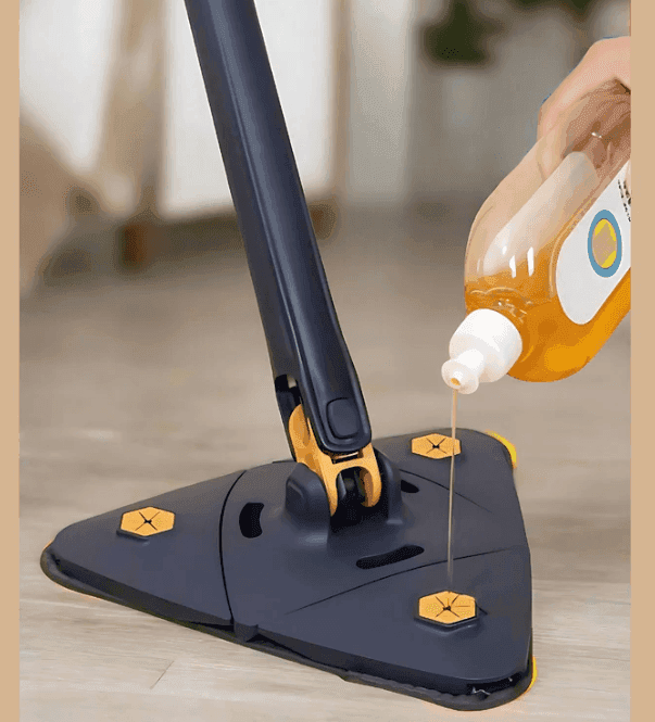 Blue Squeezing Triangle Cleaning Mop