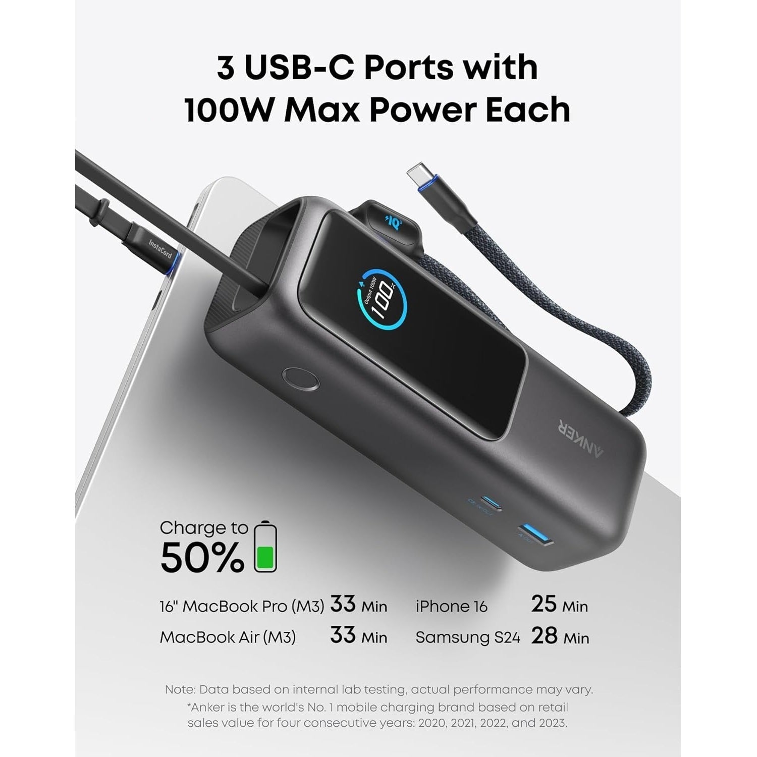 Laptop Power Bank, 25,000mAh